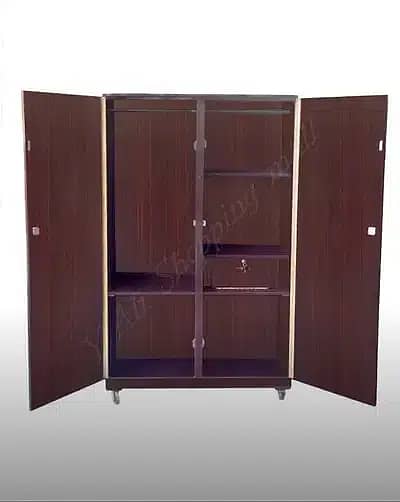 Fixed price 6x4 feet 16 in depth wooden sheet cupboard wardrobe 1