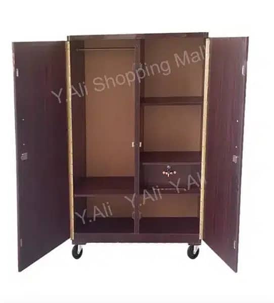 6x3 feet wooden cupboard wardrobe almari cabinet safe furniture 1