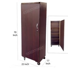 D2 wooden 6x2 feet Single door cupboard ( wardrobe Almari cabinet safe