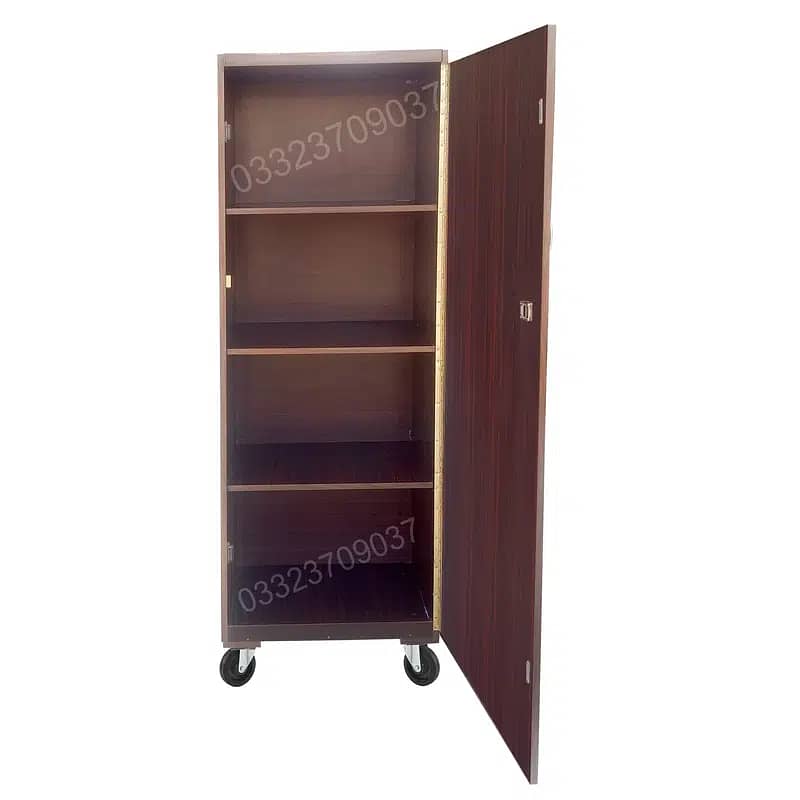 D2 wooden 6x2 feet Single door cupboard ( wardrobe Almari cabinet safe 1