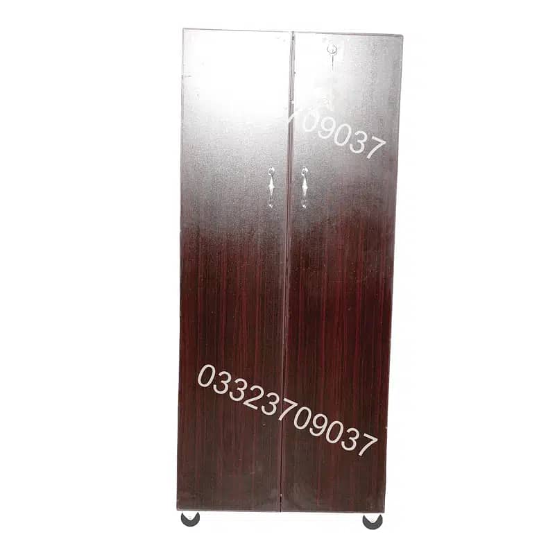 5x2 feet Two door Wooden cuboard cabinet almari & shoe rack 1
