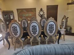 dinning set with 8 chairs