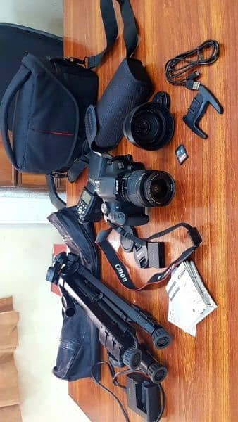 Canon EOS 1300D DSLR with all accessories 2