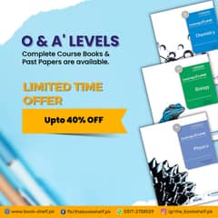 O levels Books and A levels Course Books at Discount 0