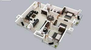 Architect Services/Interior/3D Views/House map/autocad/نقشہ نویس 9