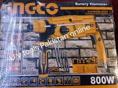 ingco  Rotary hammer drill 26mm 800W  new fresh stock_ ph:03029547345
