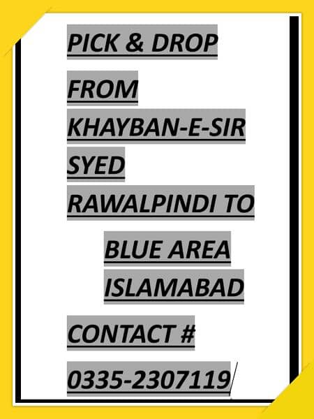 KHAYABAN E SIR SYED TO BLUE AREA 0