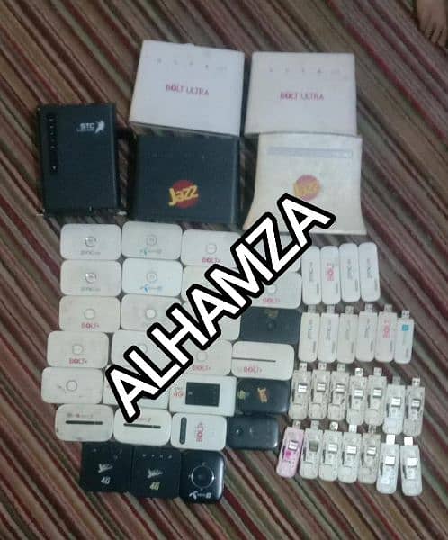 Huawei zong jazz Ufone telenor 4g LCD device unlocked all sims COD 2