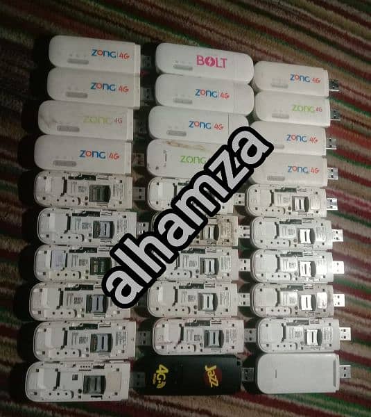 Huawei zong jazz Ufone telenor 4g LCD device unlocked all sims COD 3