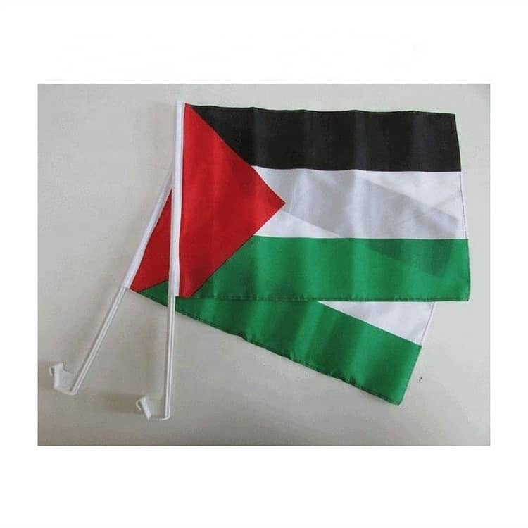 flag of palestine and Car Flag pole 2