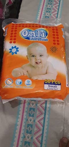 Onli Small Size 2 Baby Diaper (50 Pcs) /baby diapers/baby accessories