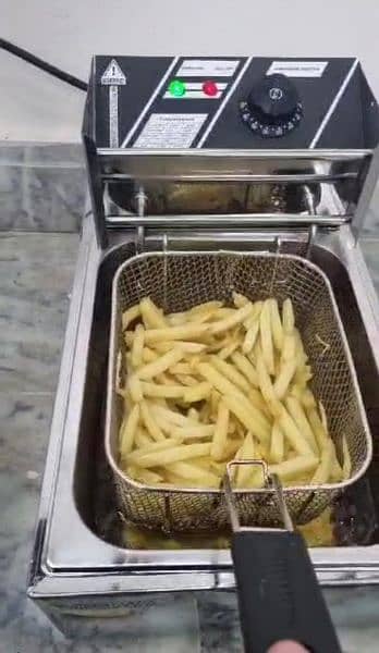 6 LITER DEEP FRYER ELECTRIC STAINLESS STEEL FRYING MACHINE COMMERCIAL 13