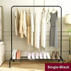 Single Pole Bedroom Clothes Rack Indoor Drying Hanger 03020062817
