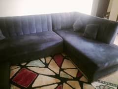 7 seater sofa welwet