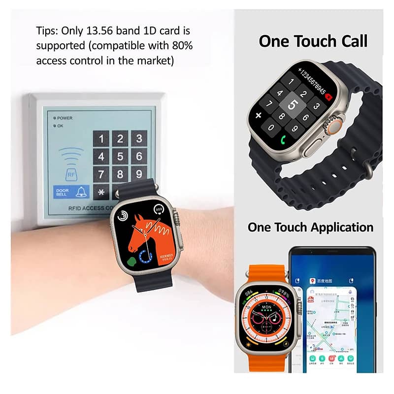 T800 Ultra Smart Watch Series 8 1.99" Bluetooth Call Smartwatch 6