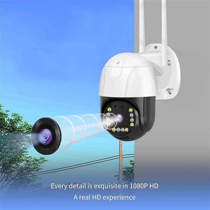 Wifi IP CCTV PTZ Outdoor & Indoor Camera HD 2