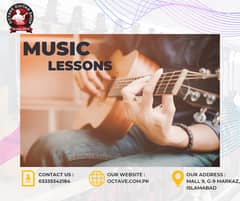 Music Lessons for Guitar |Violin | Piano Ukulele at Octave Guitar Shop