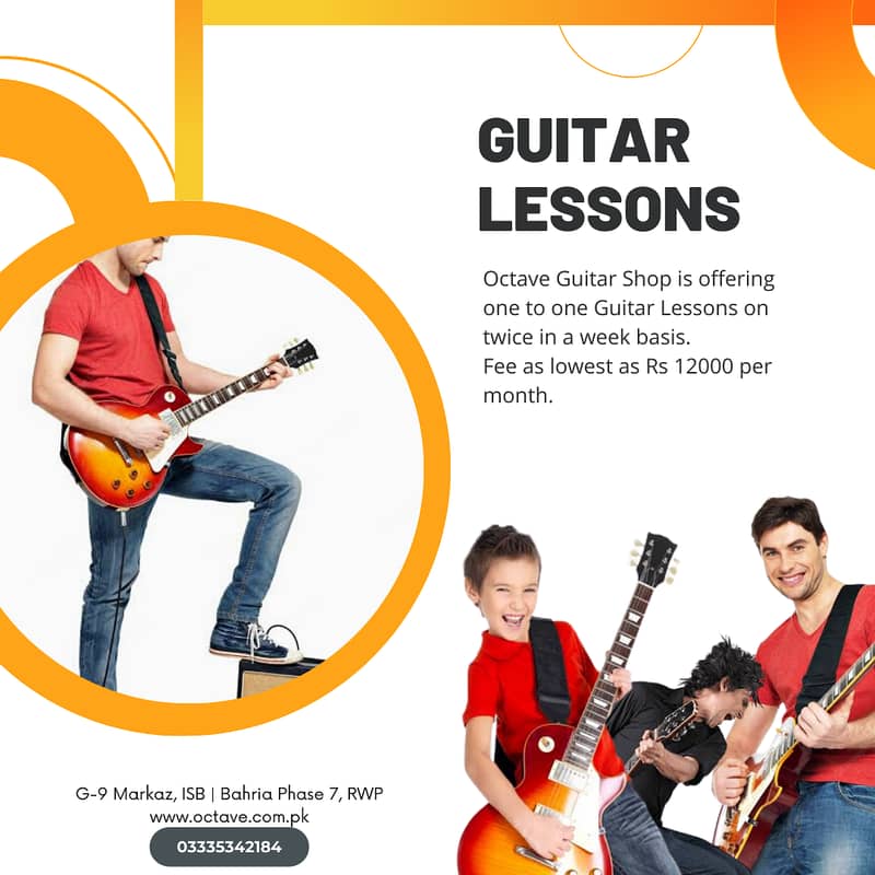 Music Lessons for Guitar |Violin | Piano Ukulele at Octave Guitar Shop 6