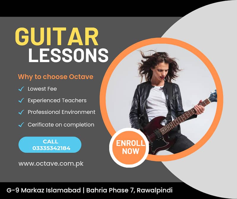 Music Lessons for Guitar |Violin | Piano Ukulele at Octave Guitar Shop 10