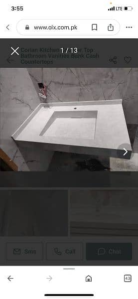 CORIAN TOP BATHROOM VANITIES 4