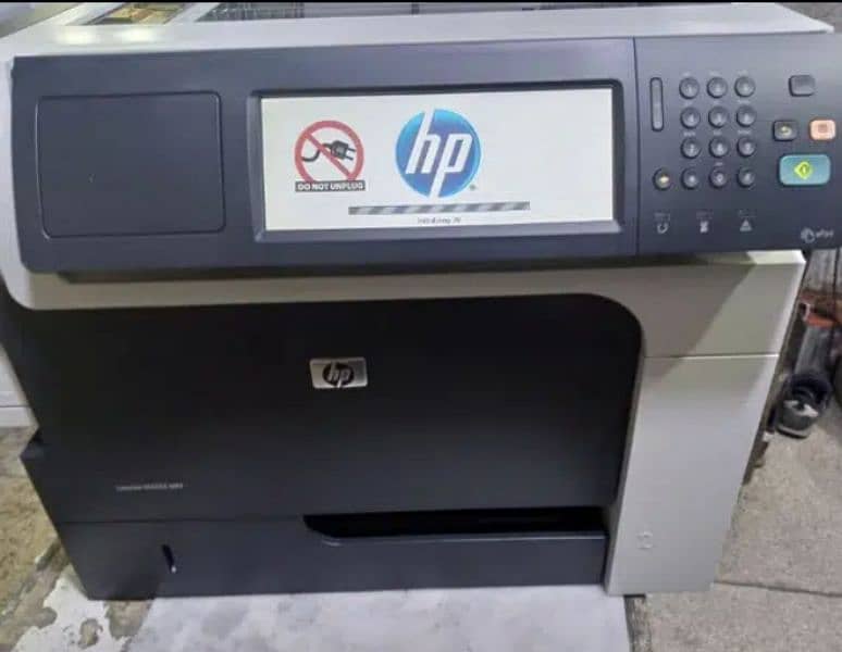 HP LaserJet MFP 630nf HP Laser Jet MRP 4555 mfp printer copier scanner 11