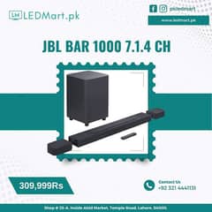 JBL 7.1. 4=11.1 CHANNEL SOUND BAR DOLBY ATMOS 880watts
