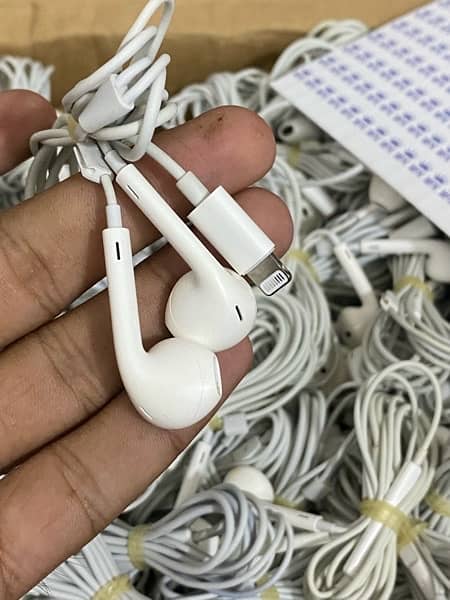 Apple iPhone X XS iPhone 13 12 Original Handsfree Lightning Earphones 0