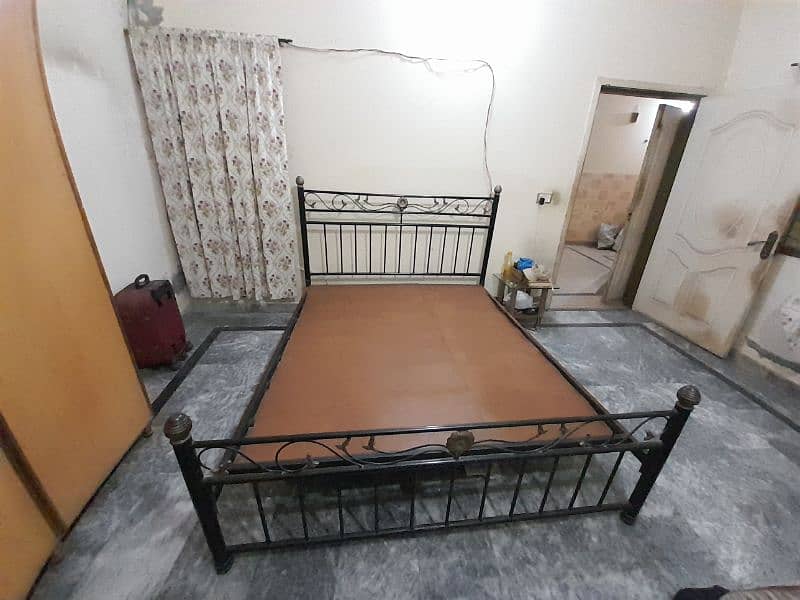 Iron Bed, Solid  urgent sale . contact 03274129563 4