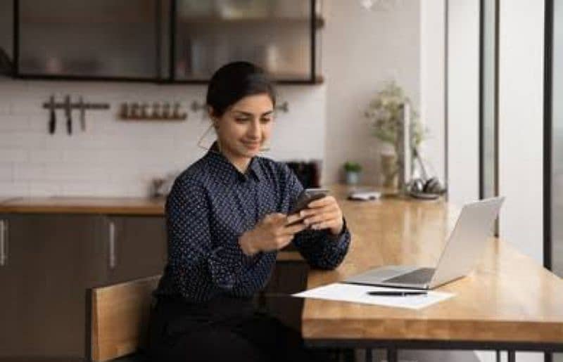 Female office Assistant Computer Operator 0