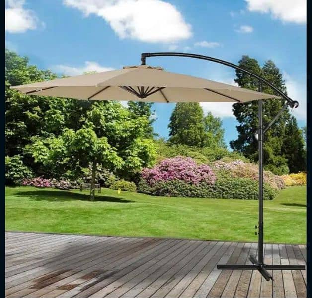 Garden umbrella side pole and center pole umbrellas 0