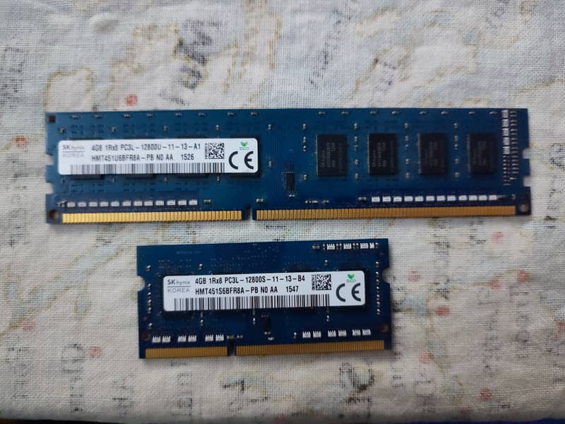 4 GB DDR3 Ram for Desktop & Laptop 0