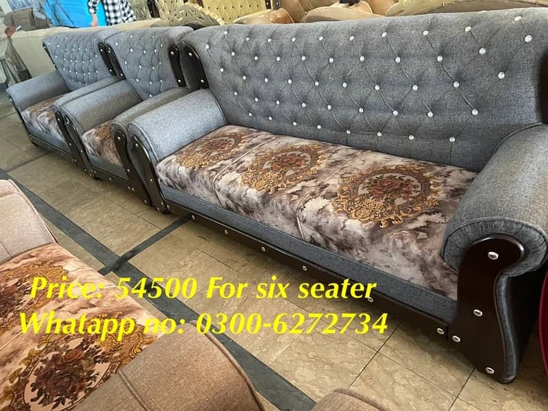 Six seater sofa sets on Whole sale price 12