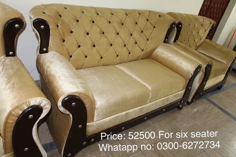 Six seater sofa sets on Whole sale price 15
