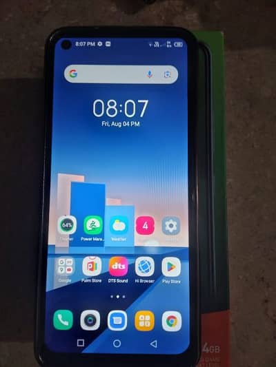 infenix hot 10 4GB 64GB. 6.8 inch disply