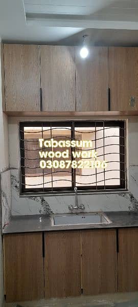 kitchen cabinet, Wardrobes & Doors, False Ceiling, Paint, wood work 12