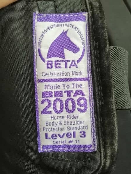 Beta level 3 Horse Rider Body & Shoulder Protector, Imported 5