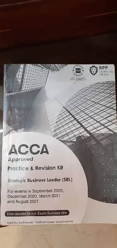 ACCA SBL Practice and Revision Kit