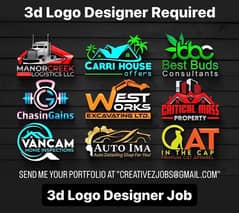 3d Logo Designer Required (No Freelancer) Graphic Designer Job