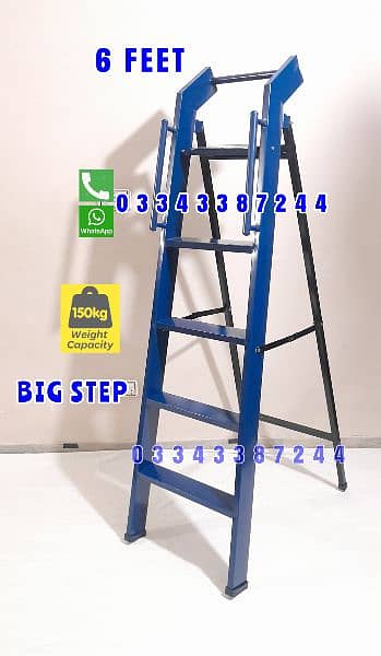MS FOLDING LADDER 6 FT  HANDLE ATTACH FOR SAFETY 0