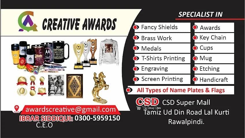 3d Boards/Signboards/Shield Awards/Awards makers 0
