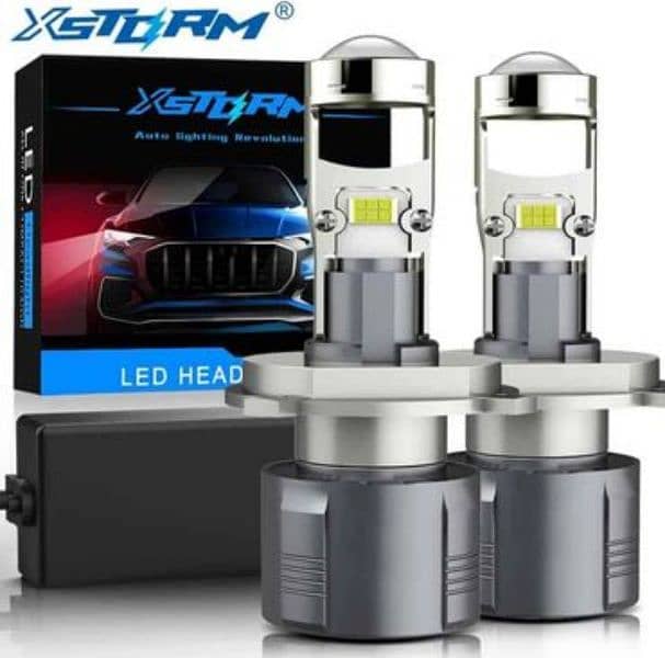 H4 Xstorm RHD Mini Projectors 140w Headlights 0