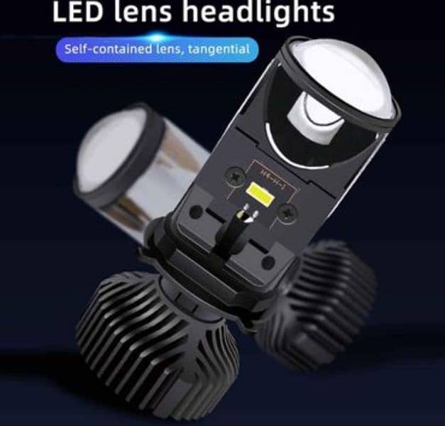 H4 Y6D LED Mini Projector headlights 0