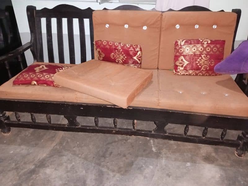 Best Wood Made 5 Seater Sofa Set 2