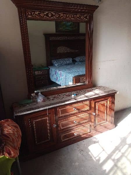 chinioti bed new dressing table side table 2