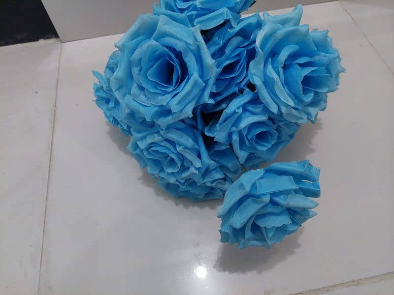 Artificial flower rose bunches and flower basket available and more 7