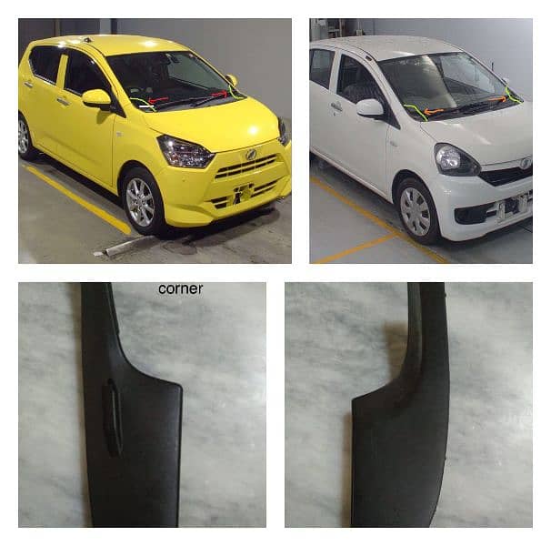 Daihatsu Mira ES , Wipershield Plastic Corners 0