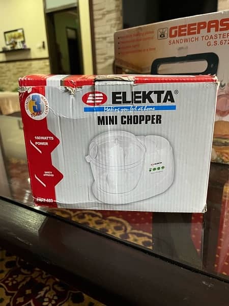 brand new Elekta mini chopper for sale 0