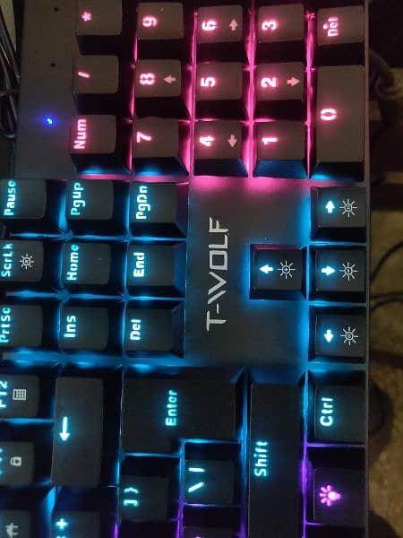 T-Wolf 17 Mechanical Gaming keyboard Blue switches 0