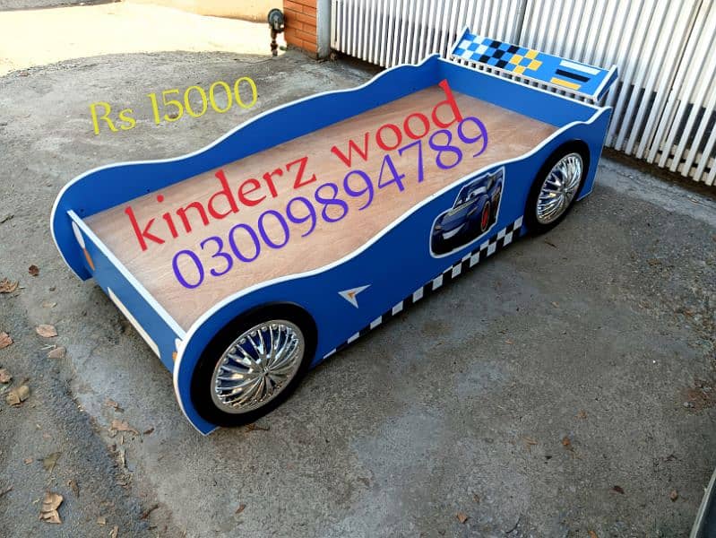 kids car shape beds, 6 feet by 3 feet 3