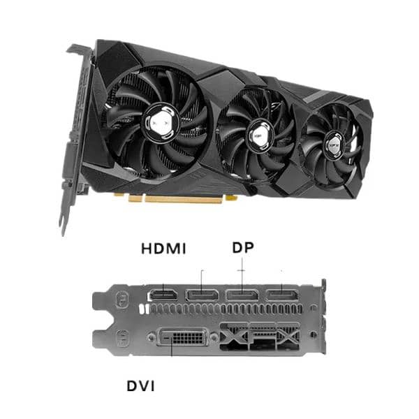 XFX RX590 8GB 3 Fans Perfect Gaming Card 1
